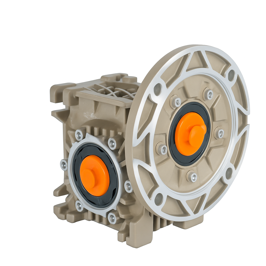 Spain Type gearbox – IEC motor flange-mounted worm reducer for industrial and automation systems.