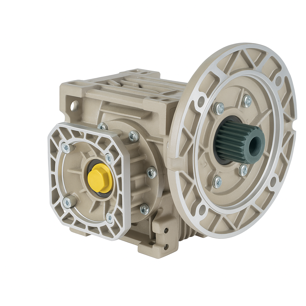 Spline–Spine type gearbox – high-precision dual spline output reducer for servo motors and automation machinery.