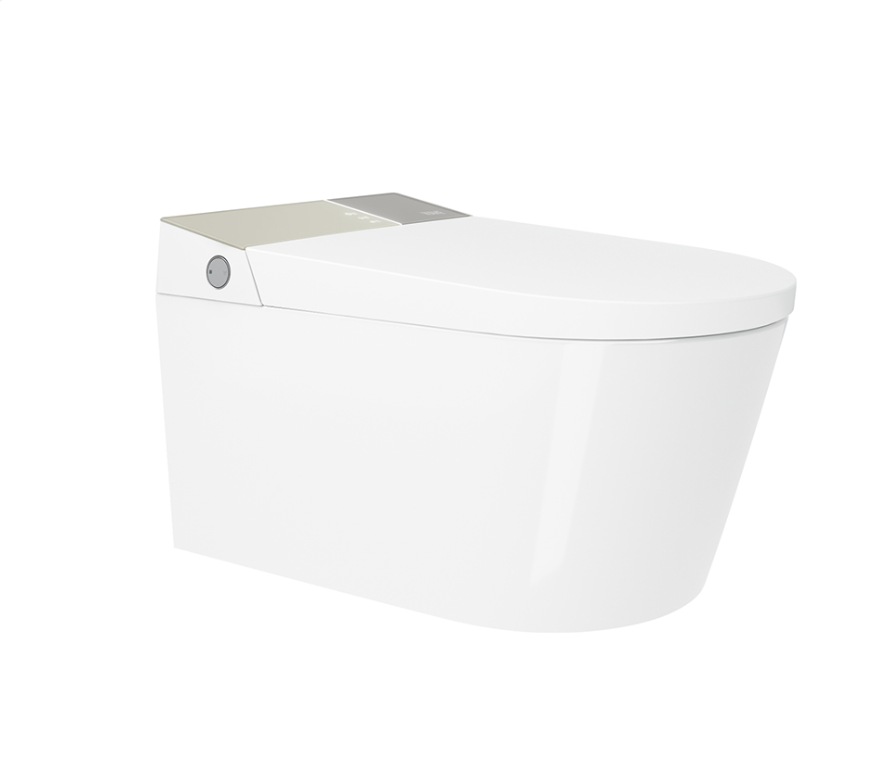 Smart bidet with adjustable water temperature, pressure, and self-cleaning nozzle