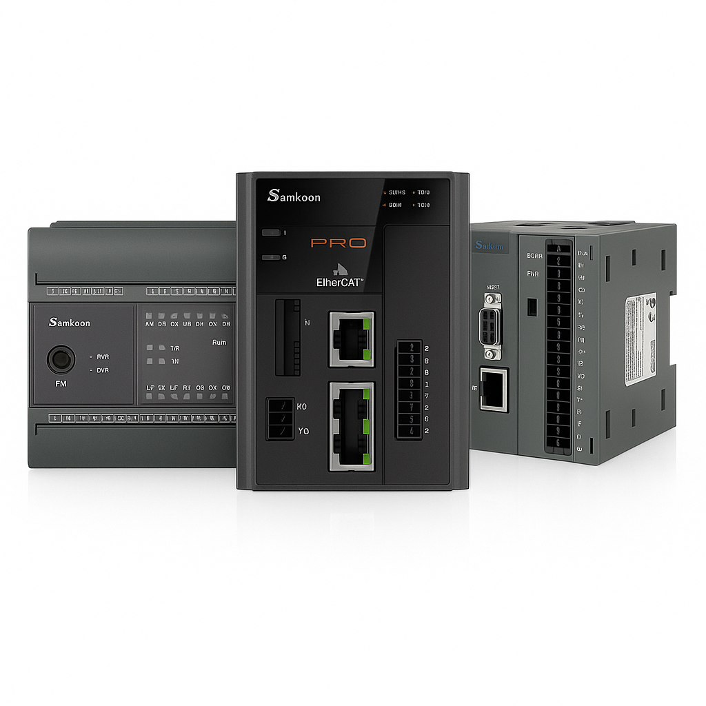 Samkoon PRO Series Bus-Type PLC for industrial automation — modular high-speed controller for process and machine control.